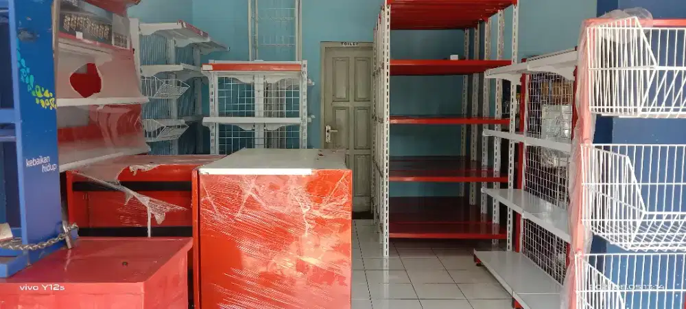 Rak gudang siku  besi