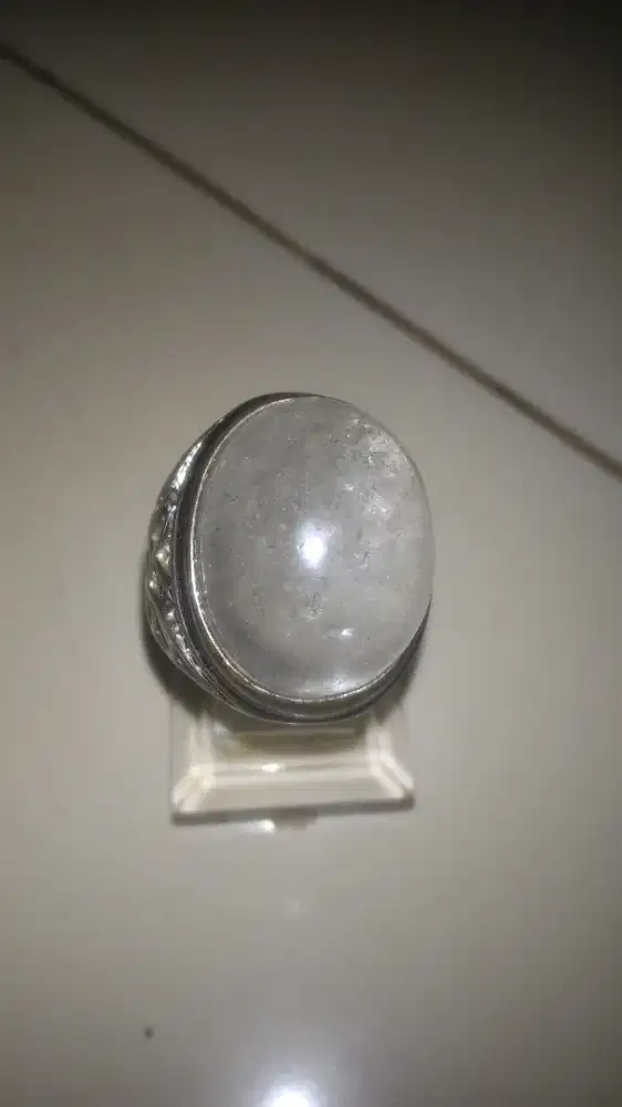 natural batu akik kecubung es