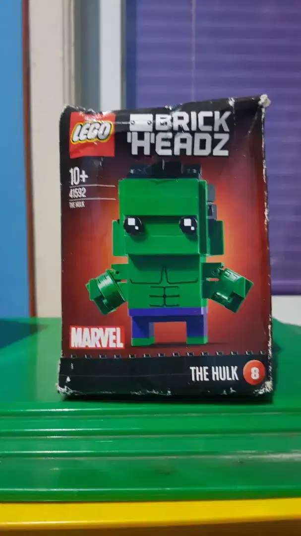 lego brickheadz 41592 the hulk

Kondisi new segel
Box kurang mulus