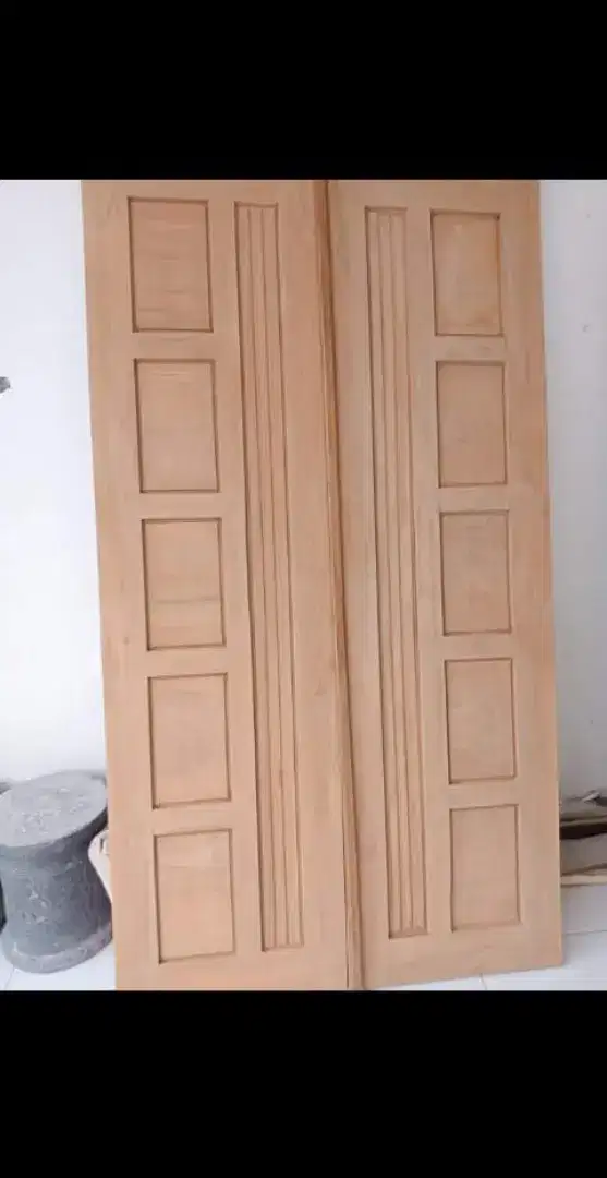 Pintu jendela kusen kayu jati