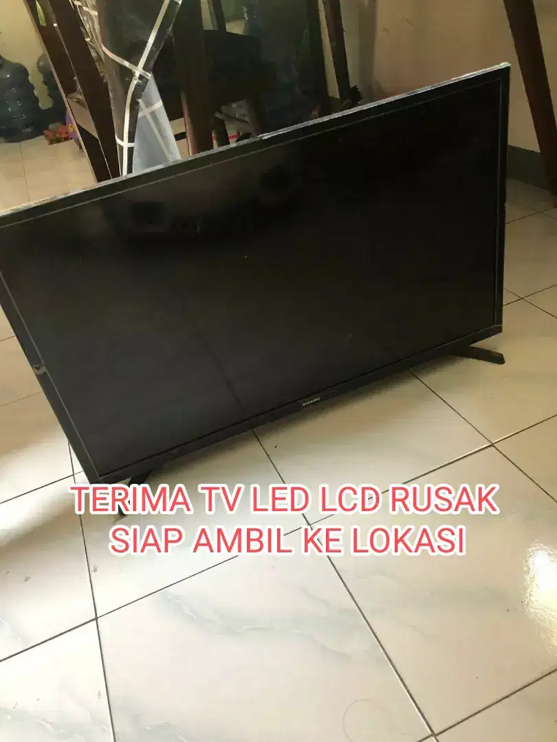 Terima tv led LCD rusak normal dsb