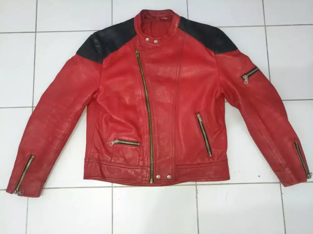 Preloved jaket kulit vintage original Germany brand Harro