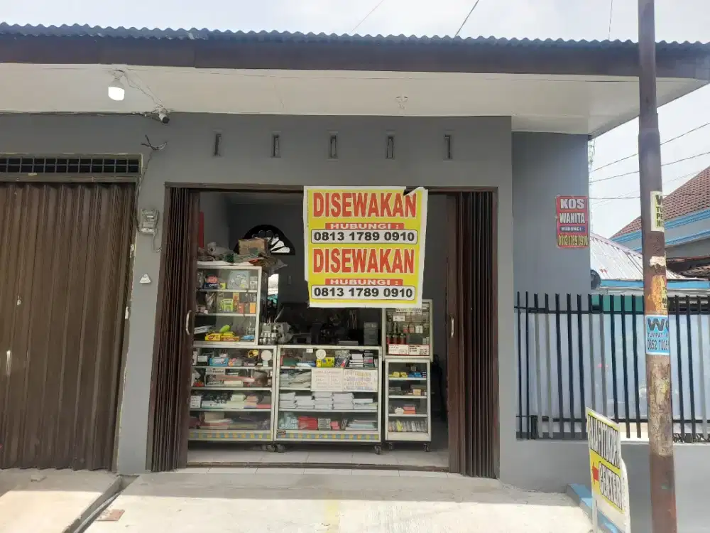 Disewakan 2 buah kios usaha permanen  lokasi Jl. Pahlawan/ Jl. Perkasa