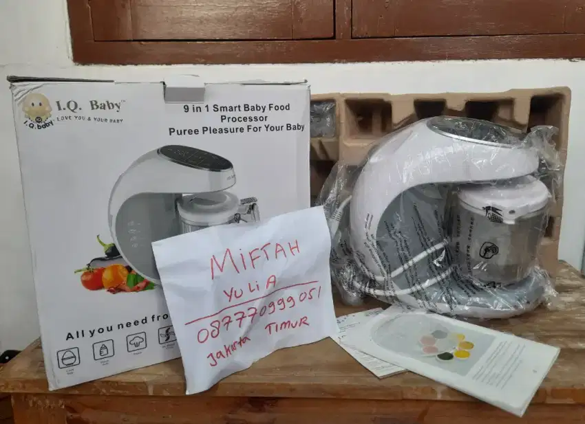 Baby Bayi 9in1 Food Processor Prosesor Sterilizer Maker Mpasi Blender
