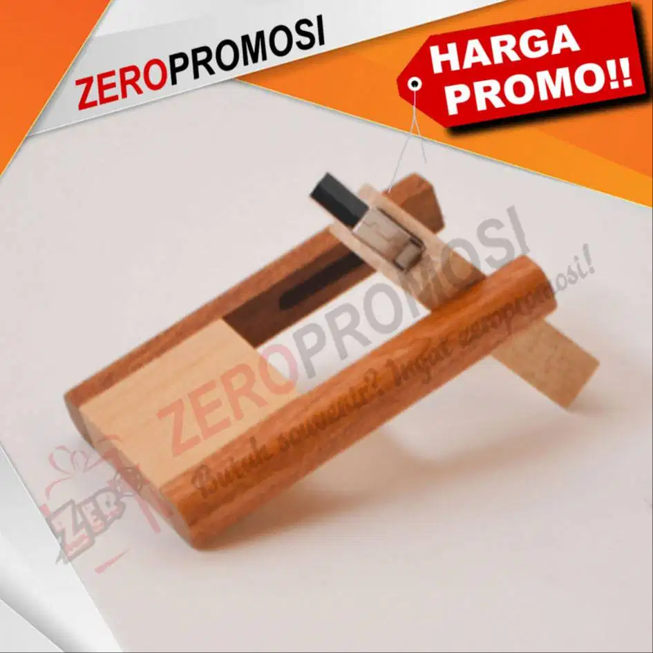 Souvenir USB Wood Dual Tone Color FDWD20 Cetak Logo