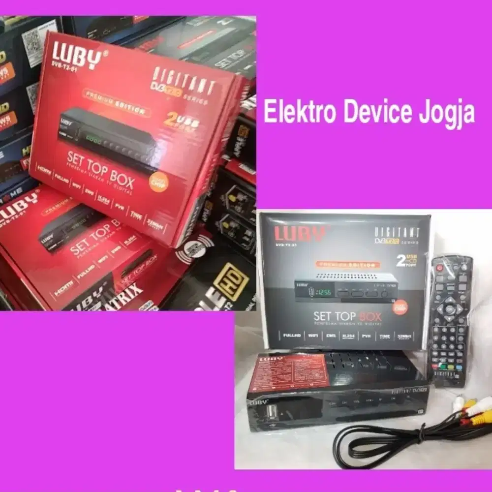 NEW Recommended STB =SET TOP BOX TV DIGITAL ~JOS BENING Banyak Chanel