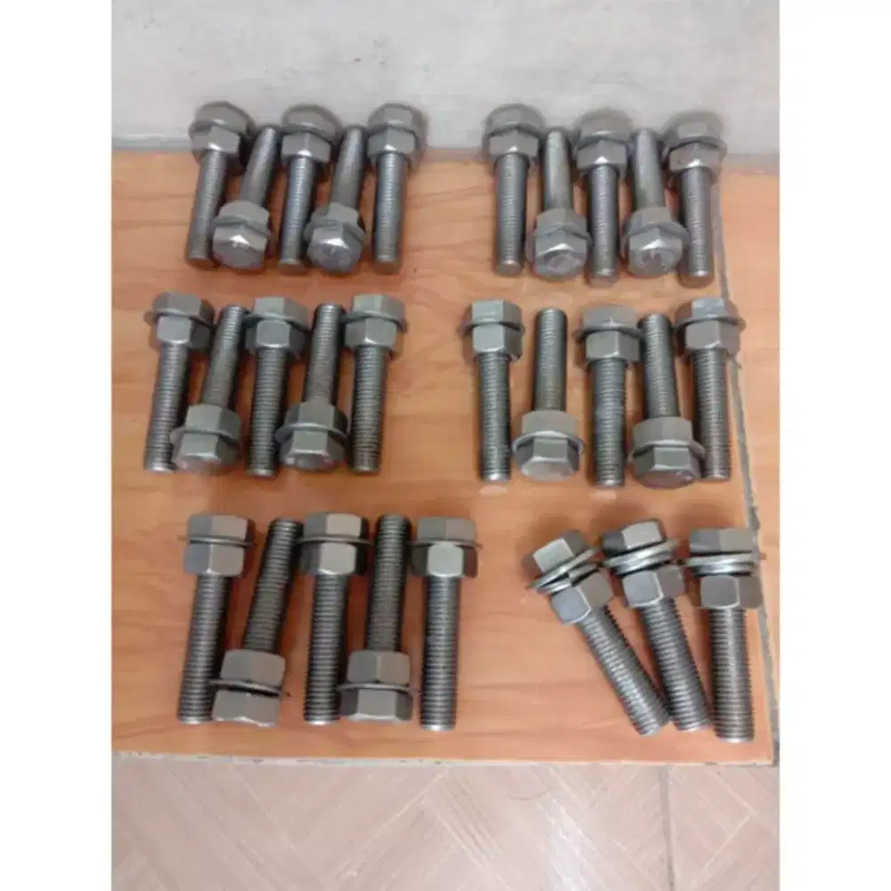 baut mur stainless A2 70mm ori merk THE