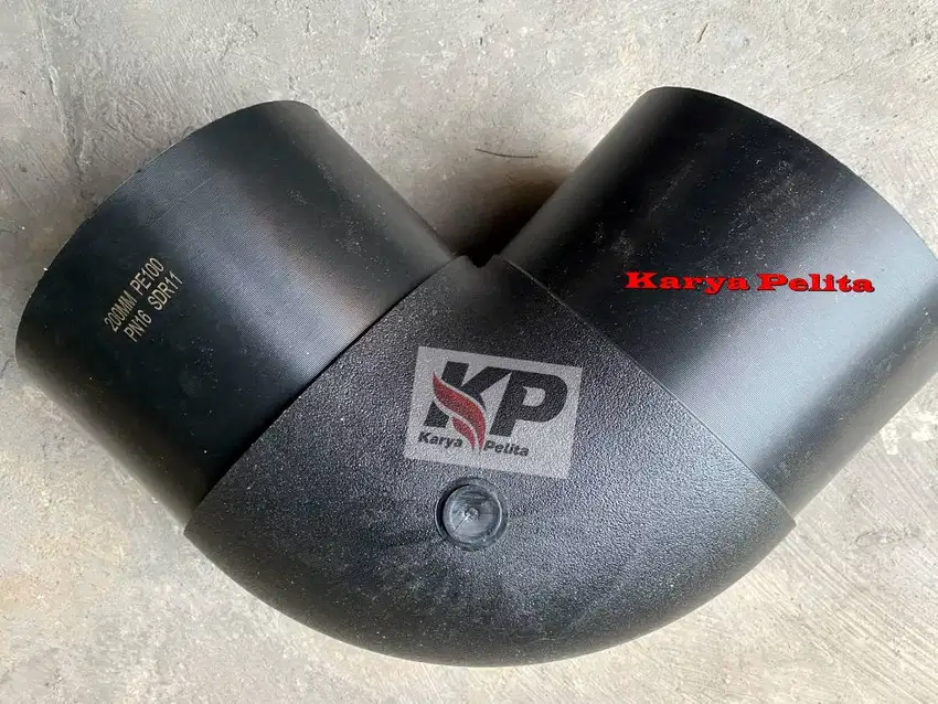 Butt Fusion Elbow 90 deg HDPE dia 200 PN16