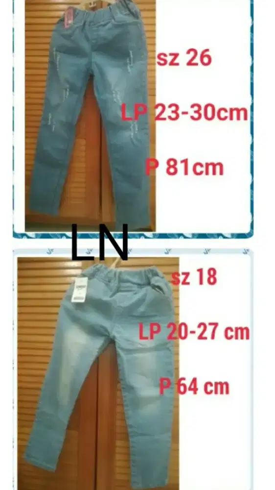 Celana panjang jeans anak