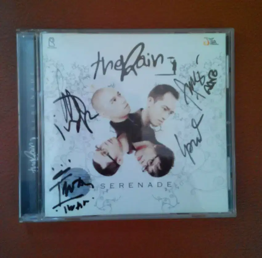 cd ori the rain album serenade plus tanda tangan asli the rain