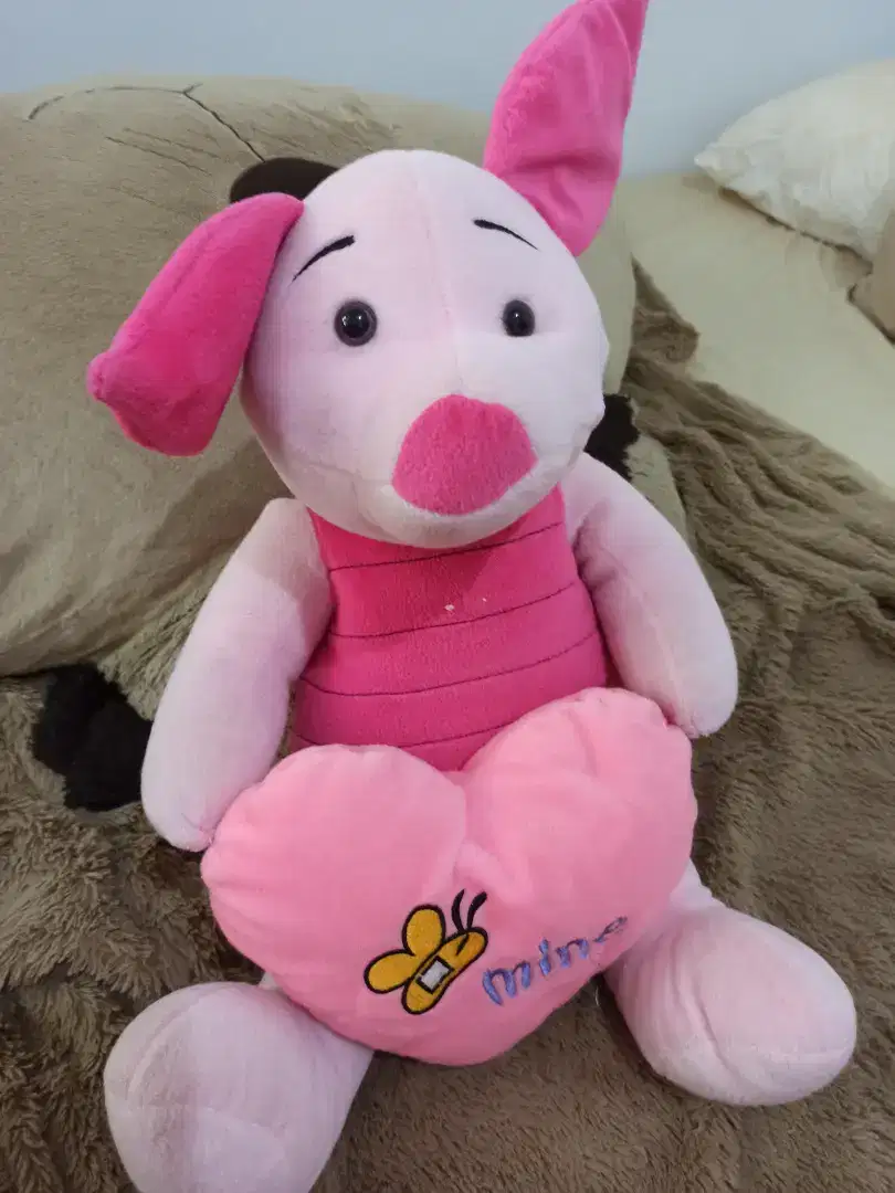 Boneka piglet pink