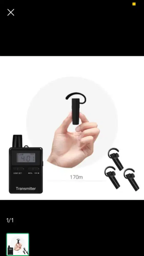 Paket 1+50 audio tour guide system untuk umroh, seminar, tour museum