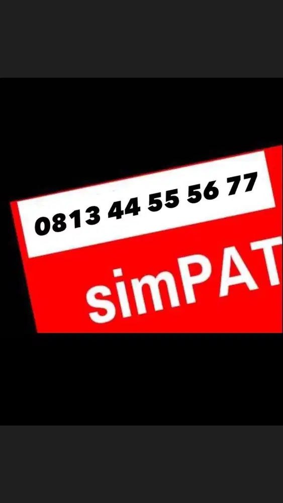 Nomor cantik kartu perdana telkomsel 4g murah