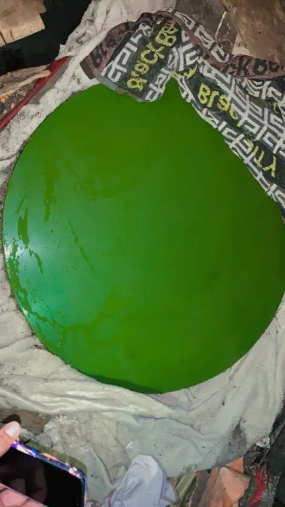 Barang Antik Koleksi Lawas Giok Meja Diameter 90cm  & 50 cm Boss