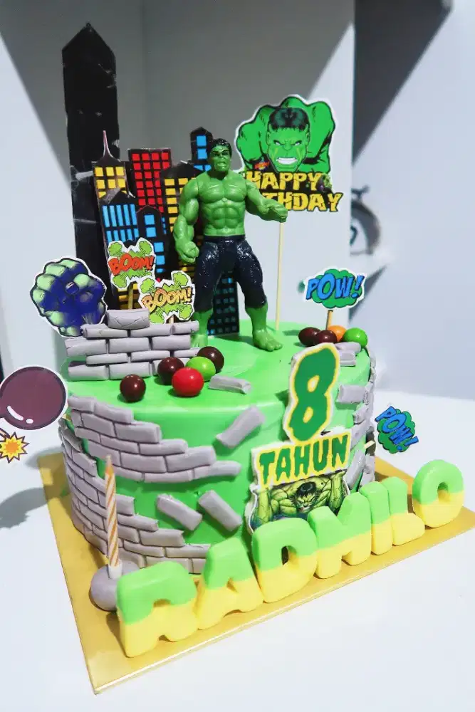 Bolu ulang tahun superhero avangers