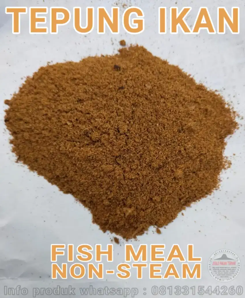 TEPUNG IKAN - FISH MEAL - STEAM - NONSTEAM - MURNI - MURAH