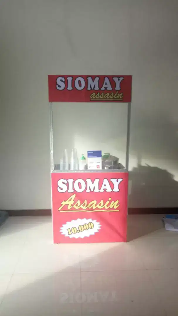 Jual Gerobak Rombong Lipat Usaha Pentol Tahu Siomay