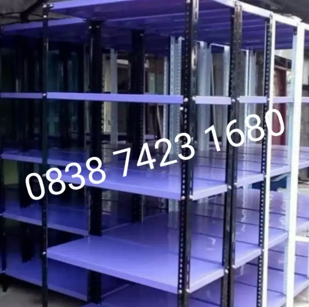 Rak besi siku lubang serbaguna