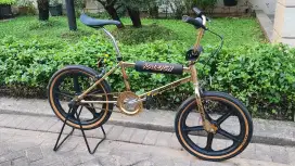 BMX Raleigh Burner wheelset Skyway Gold