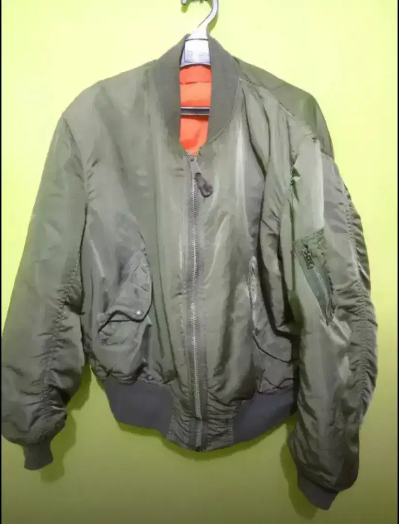 Jaket pilot bomber alpha original usa
