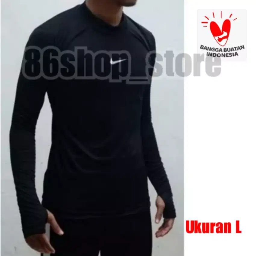 manset baselayer thombhole lengan panjang UNISEX L