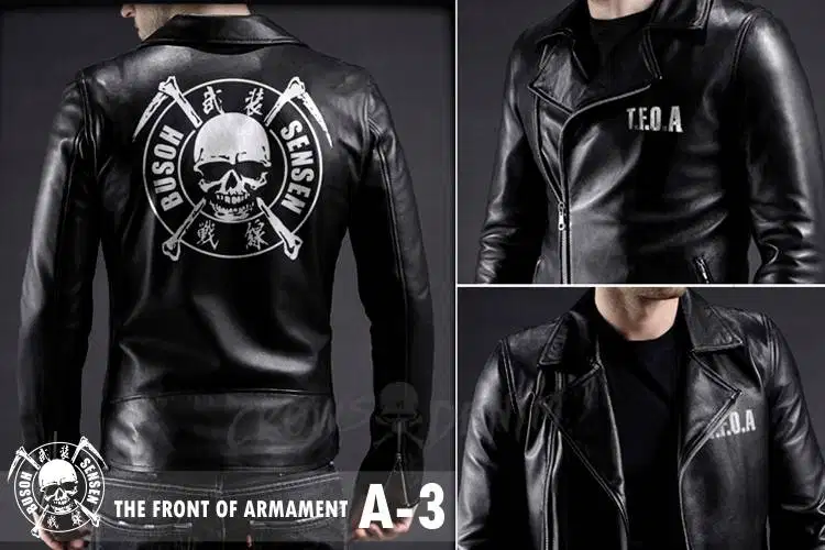 jaket Kulit Crows Zero Hideto Bando A-3