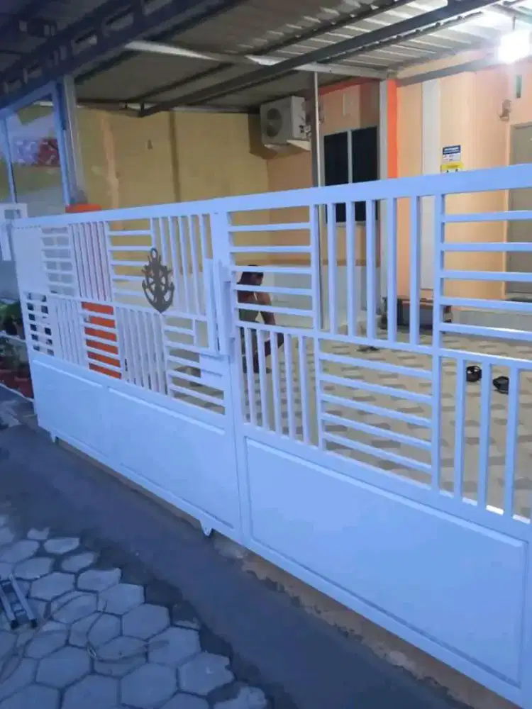 Pagar Dorong minimalis