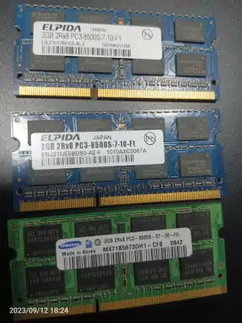 Memory Sodimm Laptop DDR3 2GB PC8500