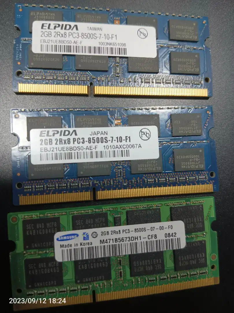 Memory Sodimm Laptop DDR3 2GB PC8500