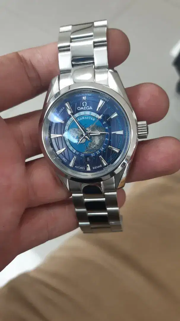 JAM TANGAN OMEGA CITY WORLD AUTOMATIC