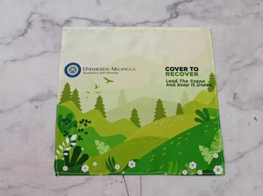 Print Masker Sapu Tangan Tas Spunbond Foto Logo Print Full Warna