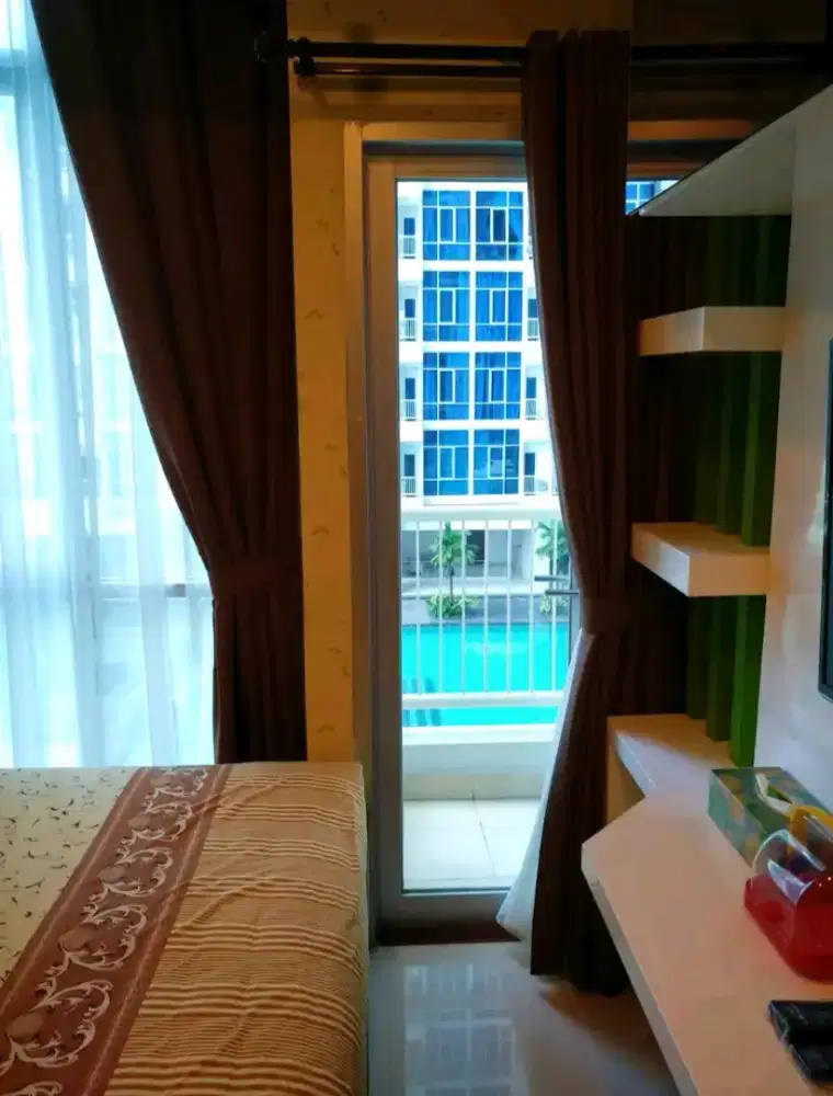 Apartemen Capitol Park, studio, view pool, lt rendah, SHM
