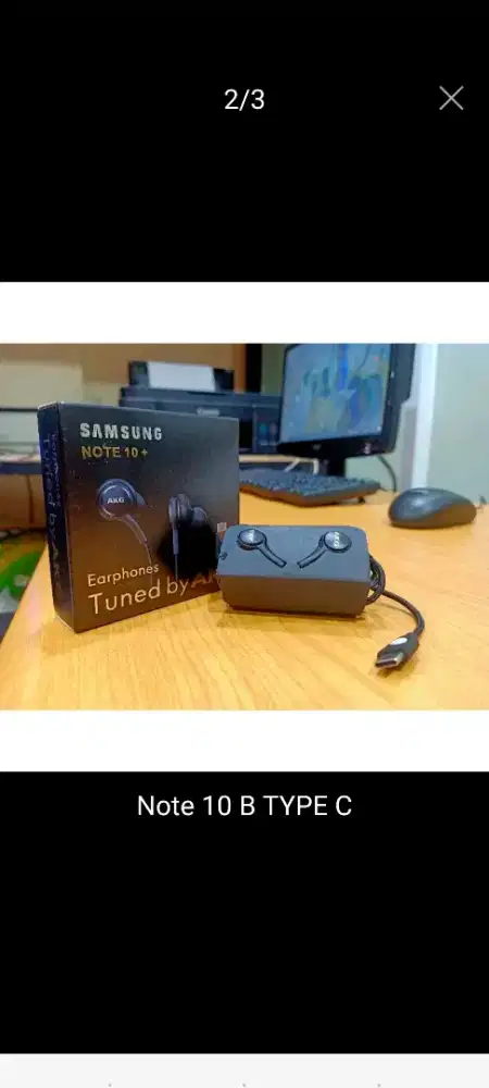 Samsung AKG handfree note 10+ type C