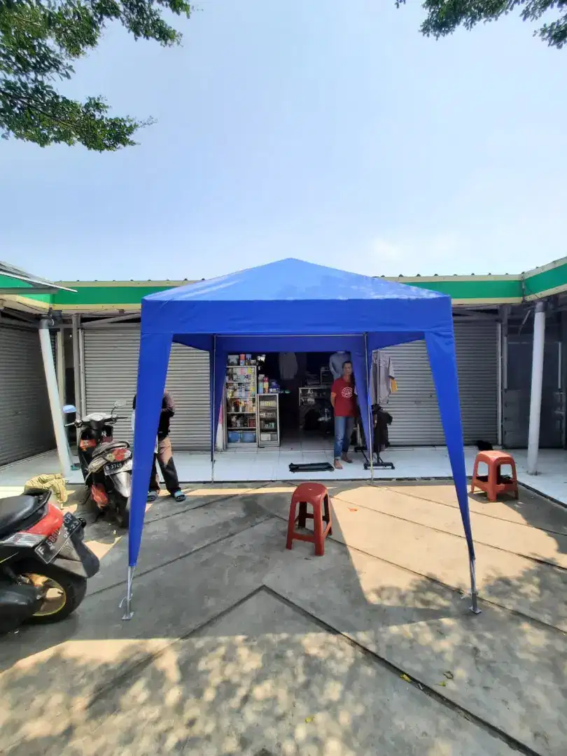 Siap antar Jabodetabek, tenda bongkar pasang piramid.