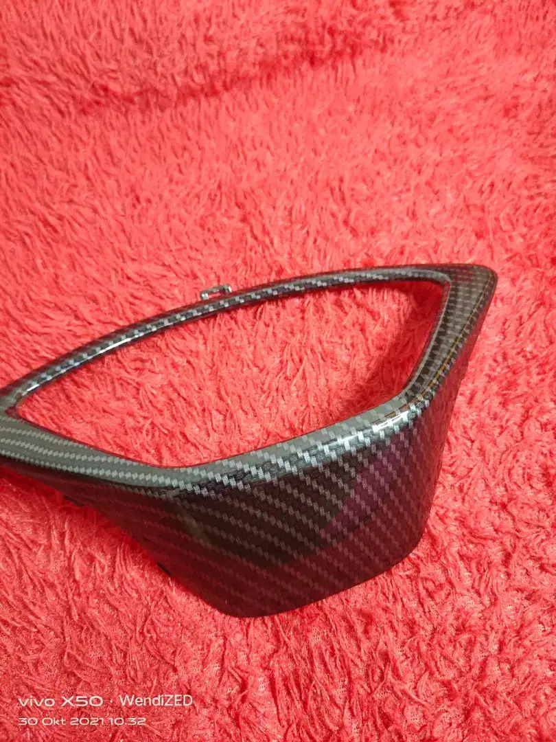 Lis spidometer Honda Supra x 125 carbon celup hitam