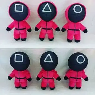 Boneka hits trending squid game kotak segitiga bulat SNI grosiran murh