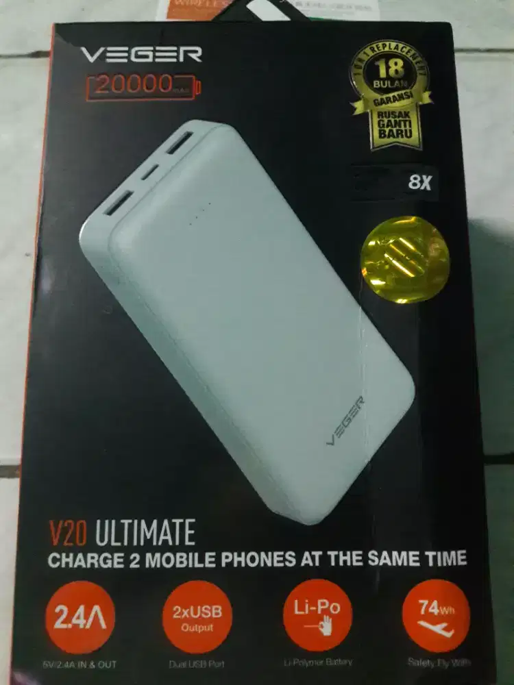 Power bank veger 20000mah