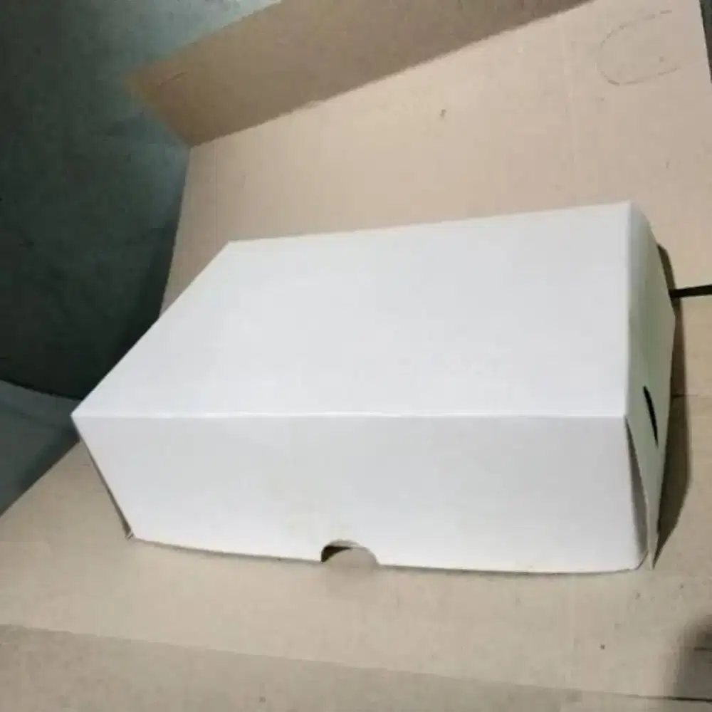 Dus putih Kotak Kue NT NXAA 22x14x7cm tebal 350grm (100pcs)