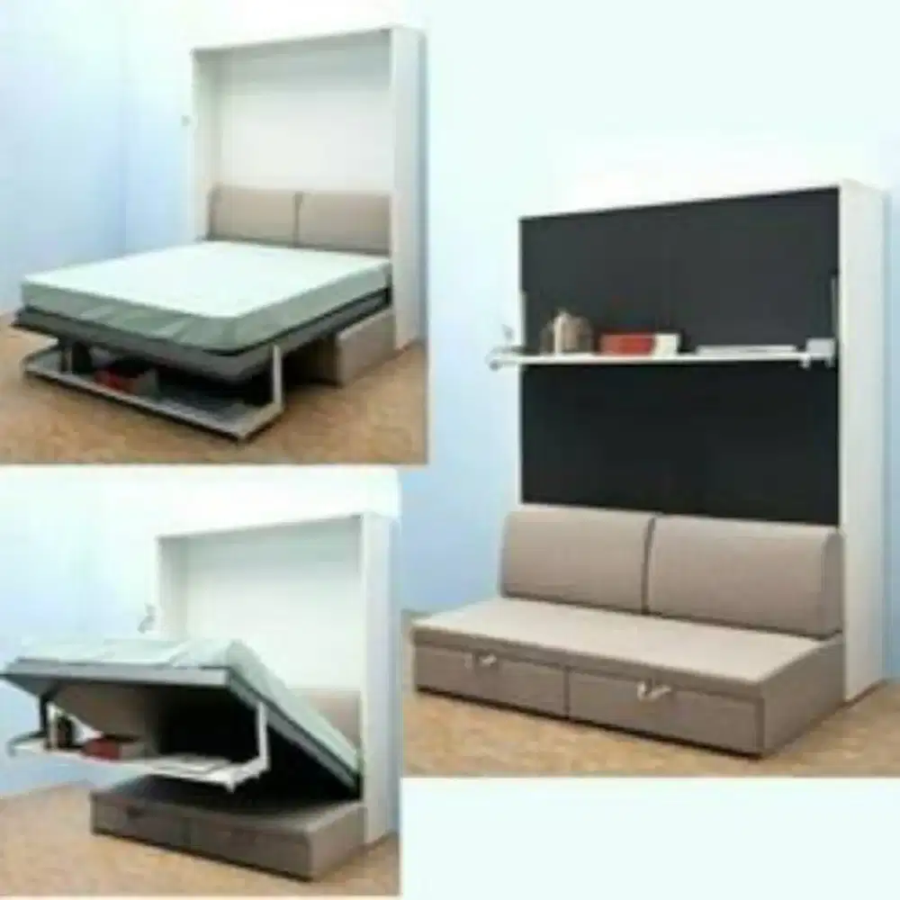 Tempat tidur walbed lipat multifungsi