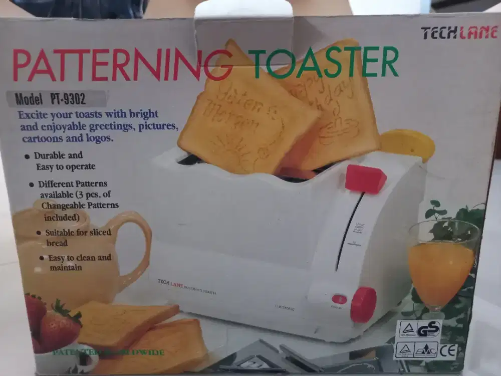 Dijual pemanggang roti merk Tech Lane