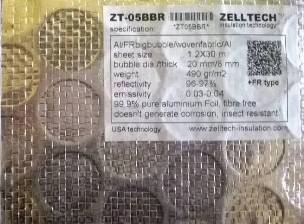 ALUMINIUM FOIL ZELTECH ZT-05BBR + JASA PASANG HARGA BEDA