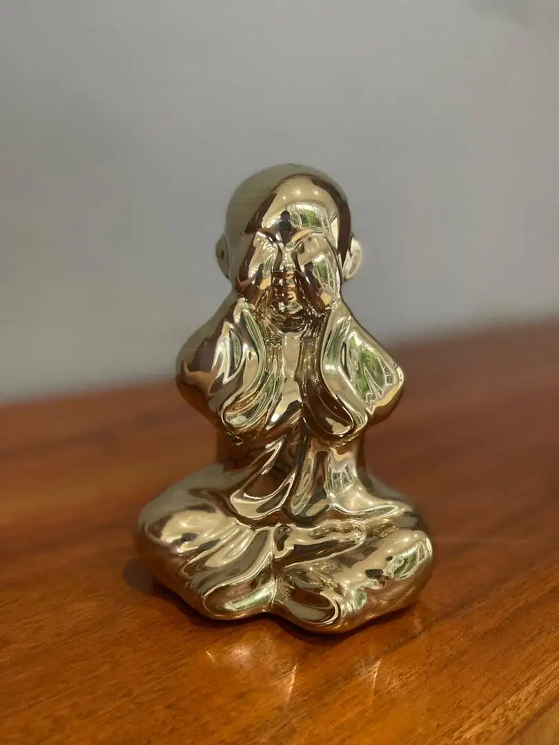 Hiasan patung budha set 38.5x15cm New