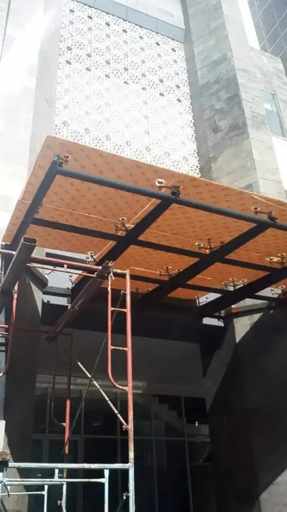 kanopi atap rooftop/solartuf ,kaca.