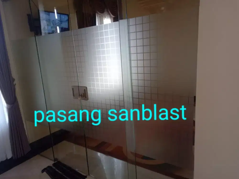 Pasang Sanblast penyekat