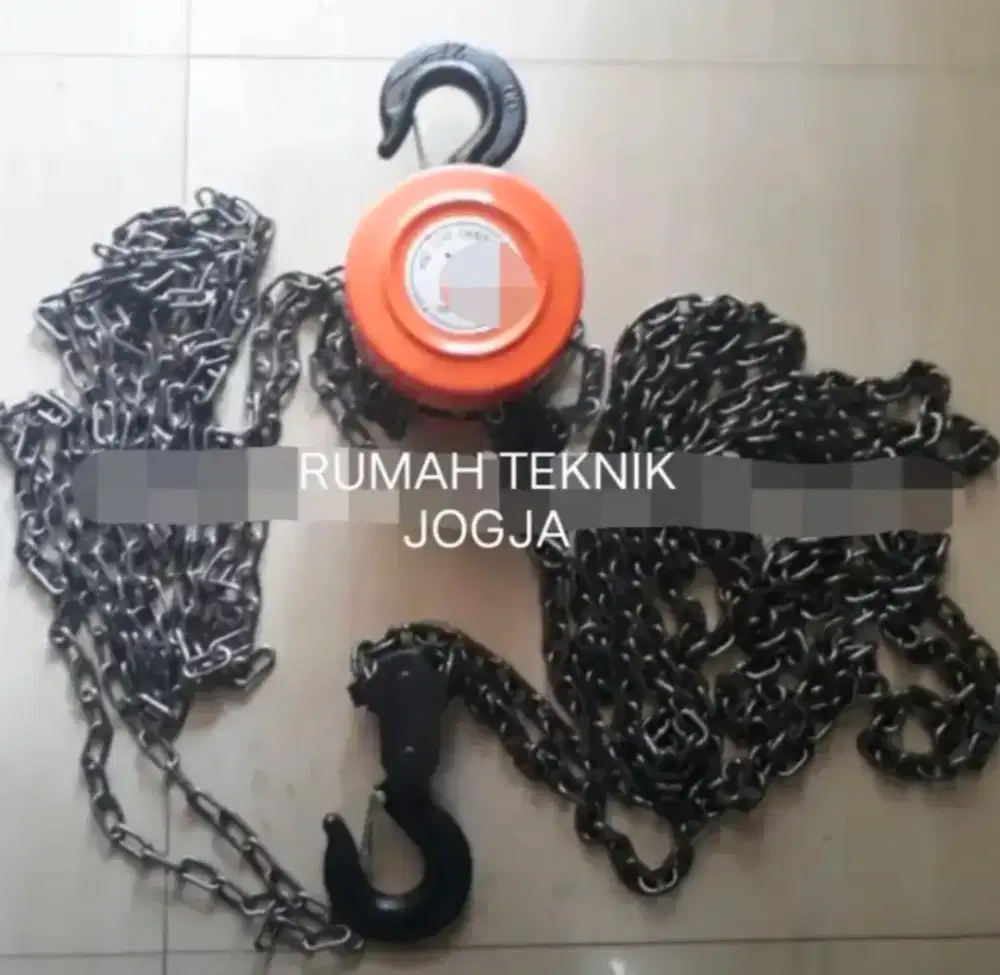 (RUMAH TEKNIK JOGJA)Katrol rantai model manual