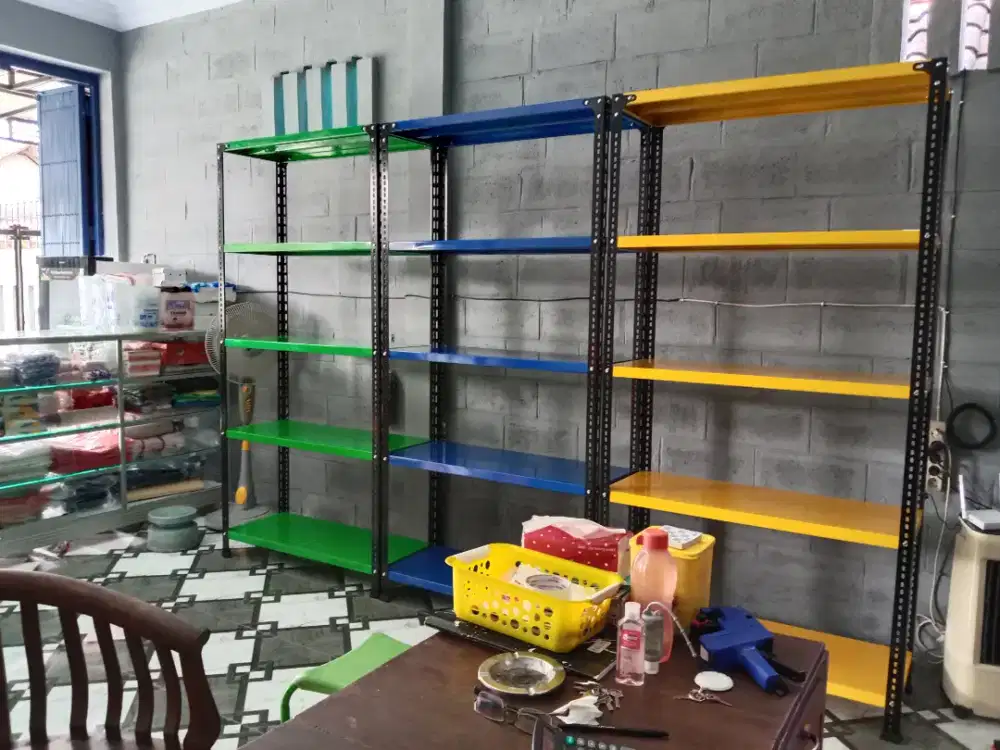 RAK BESI SERBAGUNA PRAKTIS,KUAT DAN ANTI KARAT