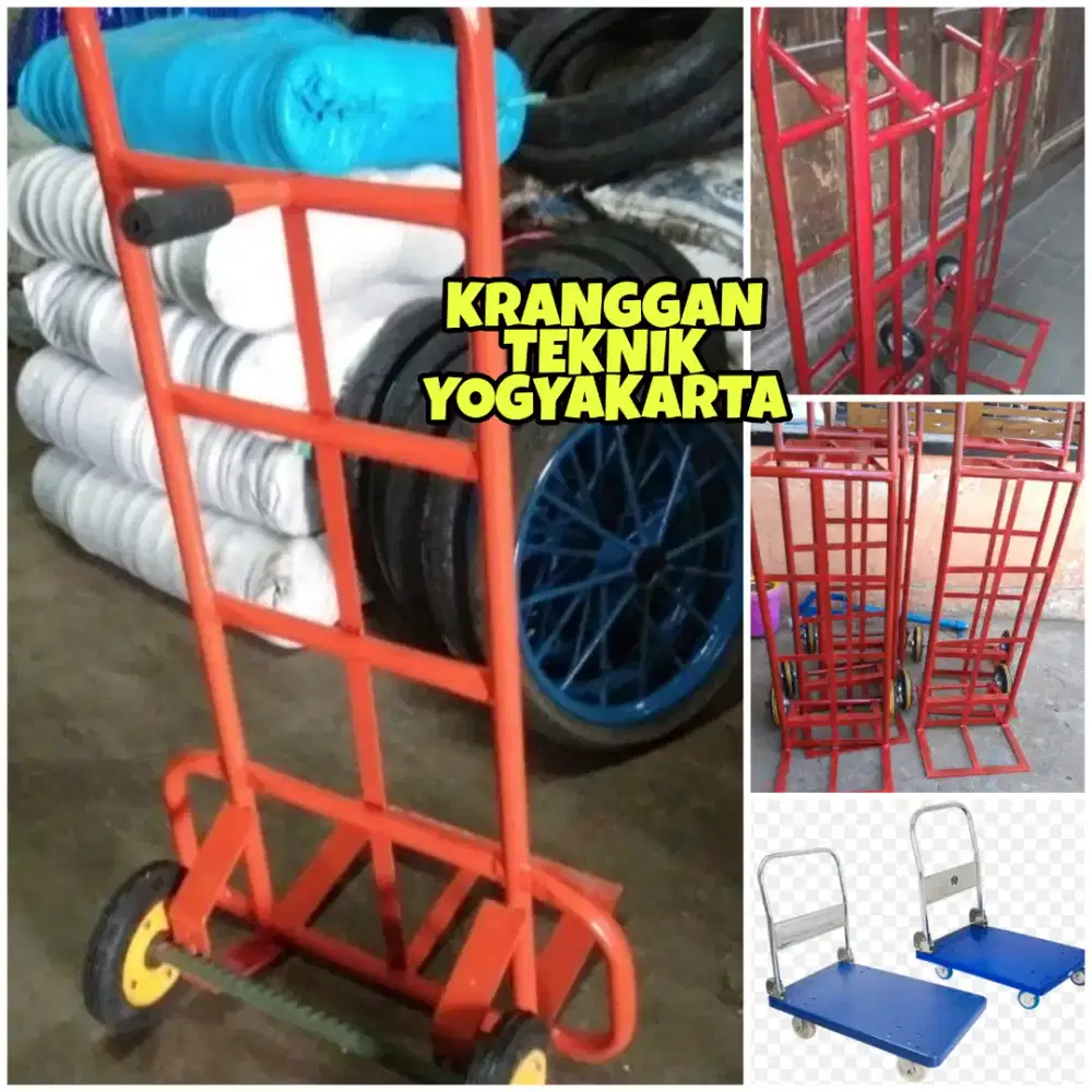 (KRANGGAN TEKNIK)troli untuk angkut barang trolly terlengkap