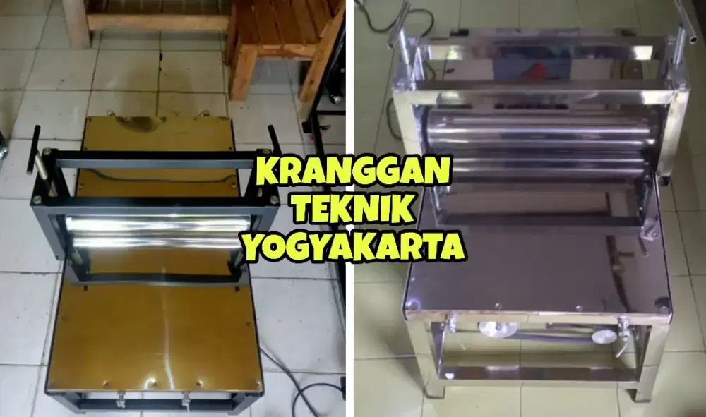 (KRANGGAN TEKNIK)mesin penipis adonan roti kulit lumpia dough sheeter