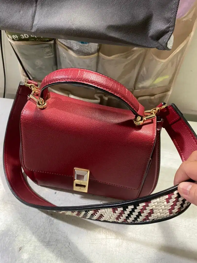 Tas pedro wanita warna merah second