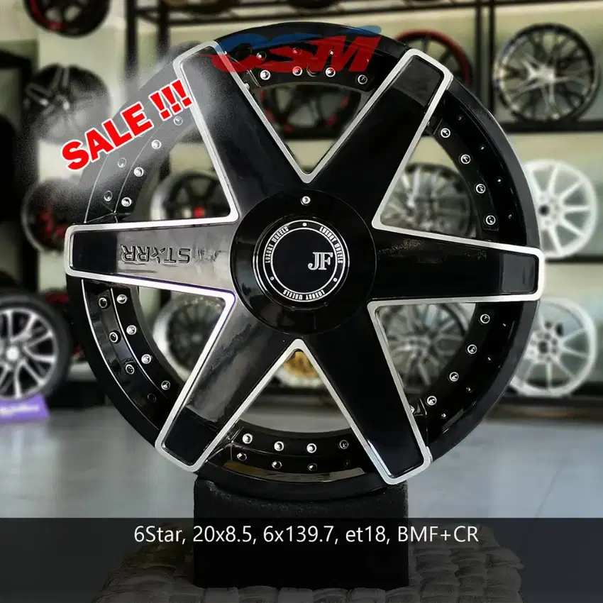 SALE!!! Velg JF Luxury 6Star R20 for Pajero, Fortuner, LC80,LC300, dll